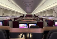 Всё тот же король: свежий взгляд на Qsuites Qatar Airways в Airbus A350