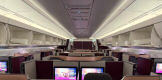 Всё тот же король: свежий взгляд на Qsuites Qatar Airways в Airbus A350